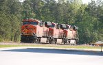BNSF 8099 leads 7077 and 7604 in a trio of units